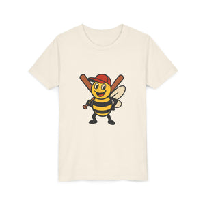 Baseball Bee Graphic Tee-Buzzworthy, LLC