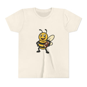 Football Bee Graphic Tee-Buzzworthy, LLC