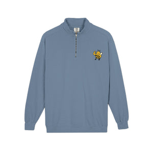 Tough Bee Quarter-Zip Sweatshirt-Buzzworthy, LLC
