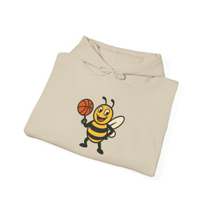 Basketball Bee Unisex Heavy Blend™ Hooded Sweatshirt-Buzzworthy, LLC