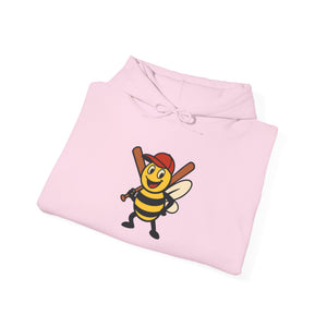 Baseball Bee Unisex Heavy Blend™ Hooded Sweatshirt-Buzzworthy, LLC