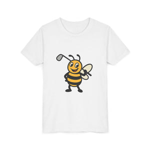 Golf Bee Graphic Tee-Buzzworthy, LLC