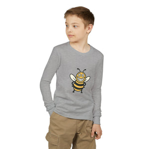 Happy Bee Kids Long Sleeve Tee-Buzzworthy, LLC