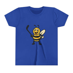 Hockey Bee Graphic Tee-Buzzworthy, LLC