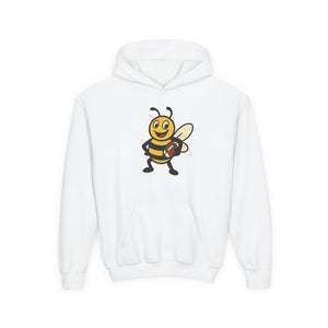 Football Bee Kids Sweatshirt-Buzzworthy, LLC
