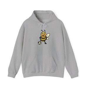 Soccer Bee Unisex Heavy Blend™ Hooded Sweatshirt-Buzzworthy, LLC