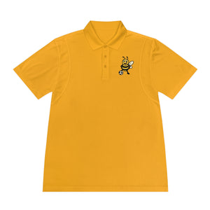 Men's Polo Shirt with Soccer Bee-Buzzworthy, LLC