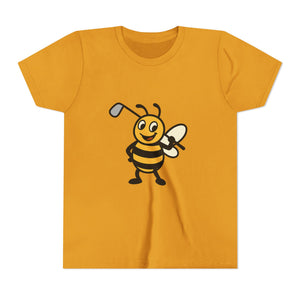 Golf Bee Graphic Tee-Buzzworthy, LLC