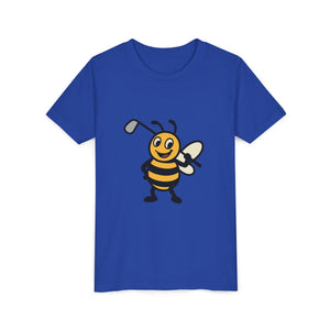 Golf Bee Graphic Tee-Buzzworthy, LLC
