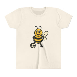Soccer Bee Graphic Tee-Buzzworthy, LLC