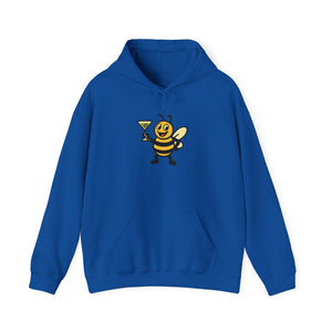 Cocktail Bee Unisex Heavy Blend™ Hooded Sweatshirt-Buzzworthy, LLC