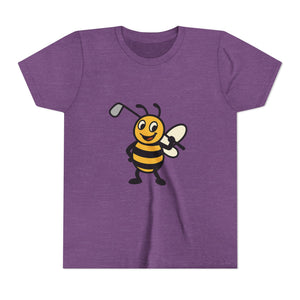 Golf Bee Graphic Tee-Buzzworthy, LLC