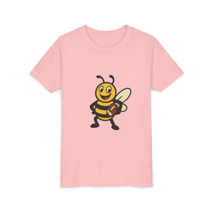 Football Bee Graphic Tee-Buzzworthy, LLC
