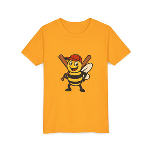 Baseball Bee Graphic Tee-Buzzworthy, LLC