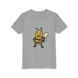 Football Bee Graphic Tee-Buzzworthy, LLC