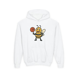 Basketball Bee Kids Sweatshirt-Buzzworthy, LLC