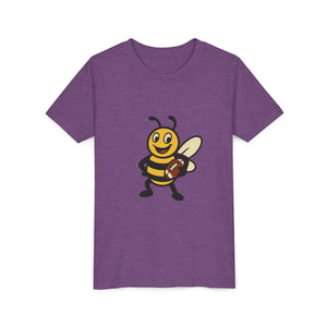 Football Bee Graphic Tee-Buzzworthy, LLC
