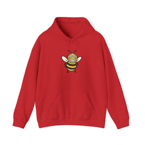 Happy Bee Unisex Heavy Blend™ Hooded Sweatshirt-Buzzworthy, LLC