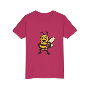 Football Bee Graphic Tee-Buzzworthy, LLC