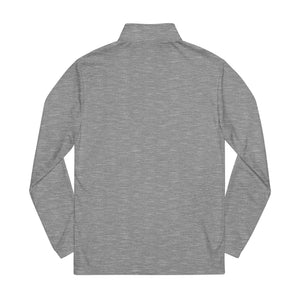 Basketball Bee Embroidered Adidas Quarter-Zip Pullover-Buzzworthy, LLC