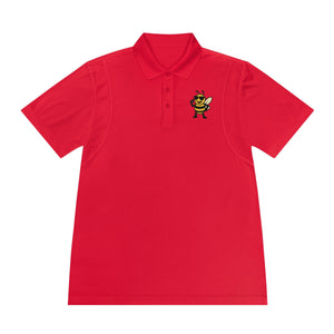 Men's Polo Shirt with Cool Bee-Buzzworthy, LLC