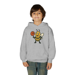 Basketball Bee Kids Sweatshirt-Buzzworthy, LLC