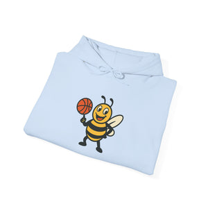 Basketball Bee Unisex Heavy Blend™ Hooded Sweatshirt-Buzzworthy, LLC