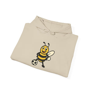Soccer Bee Unisex Heavy Blend™ Hooded Sweatshirt-Buzzworthy, LLC