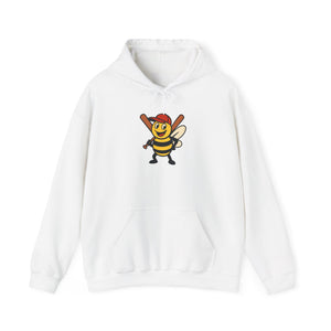 Baseball Bee Unisex Heavy Blend™ Hooded Sweatshirt-Buzzworthy, LLC