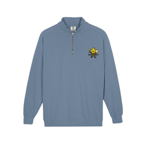 Buzzworthy Bee Quarter-Zip Sweatshirt-Buzzworthy, LLC