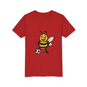 Soccer Bee Graphic Tee-Buzzworthy, LLC