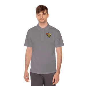 Basketball Bee Men's Sport Polo Shirt-Buzzworthy, LLC