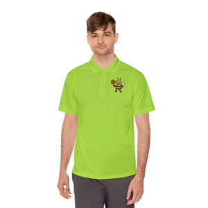Basketball Bee Men's Sport Polo Shirt-Buzzworthy, LLC