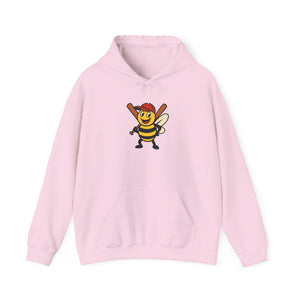 Baseball Bee Unisex Heavy Blend™ Hooded Sweatshirt-Buzzworthy, LLC