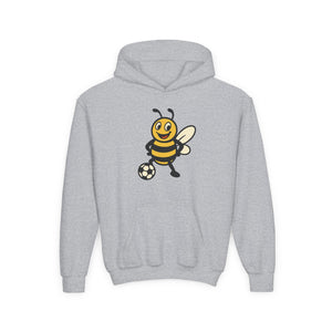 Soccer Bee Kids Sweatshirt-Buzzworthy, LLC