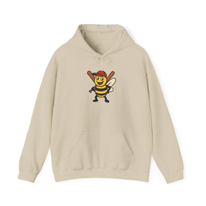 Baseball Bee Unisex Heavy Blend™ Hooded Sweatshirt-Buzzworthy, LLC