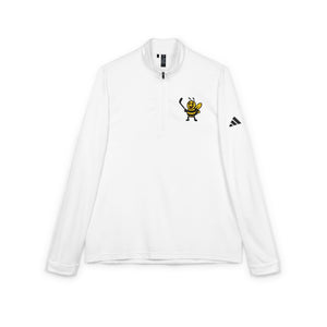 Hockey Bee Embroidered Adidas Quarter-Zip Pullover-Buzzworthy, LLC