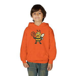 Basketball Bee Kids Sweatshirt-Buzzworthy, LLC