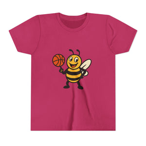 Basketball Bee Graphic Tee-Buzzworthy, LLC