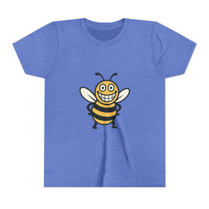 Happy Bee Graphic Tee-Buzzworthy, LLC
