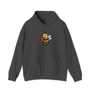 Love Bee Unisex Heavy Blend™ Hooded Sweatshirt-Buzzworthy, LLC
