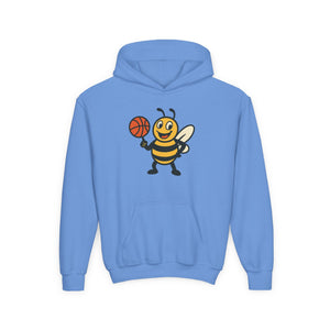 Basketball Bee Kids Sweatshirt-Buzzworthy, LLC