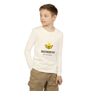 Buzzworthy Bee Youth Long Sleeve Tee-Buzzworthy, LLC