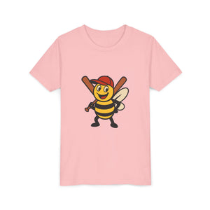 Baseball Bee Graphic Tee-Buzzworthy, LLC