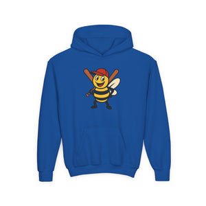 Baseball Bee Kids Sweatshirt-Buzzworthy, LLC