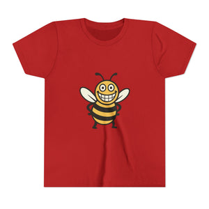Happy Bee Graphic Tee-Buzzworthy, LLC