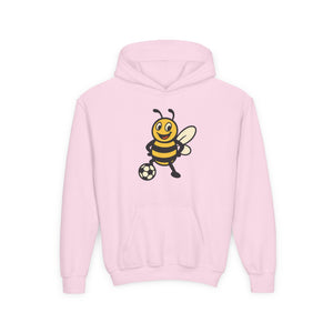 Soccer Bee Kids Sweatshirt-Buzzworthy, LLC