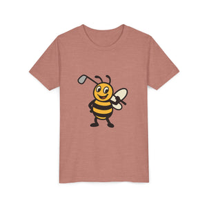 Golf Bee Graphic Tee-Buzzworthy, LLC