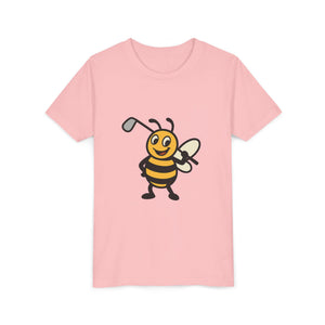 Golf Bee Graphic Tee-Buzzworthy, LLC