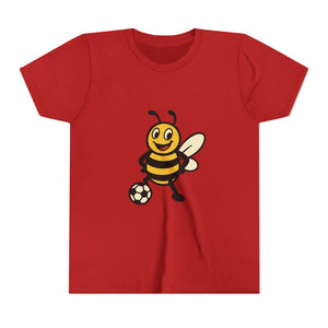 Soccer Bee Graphic Tee-Buzzworthy, LLC